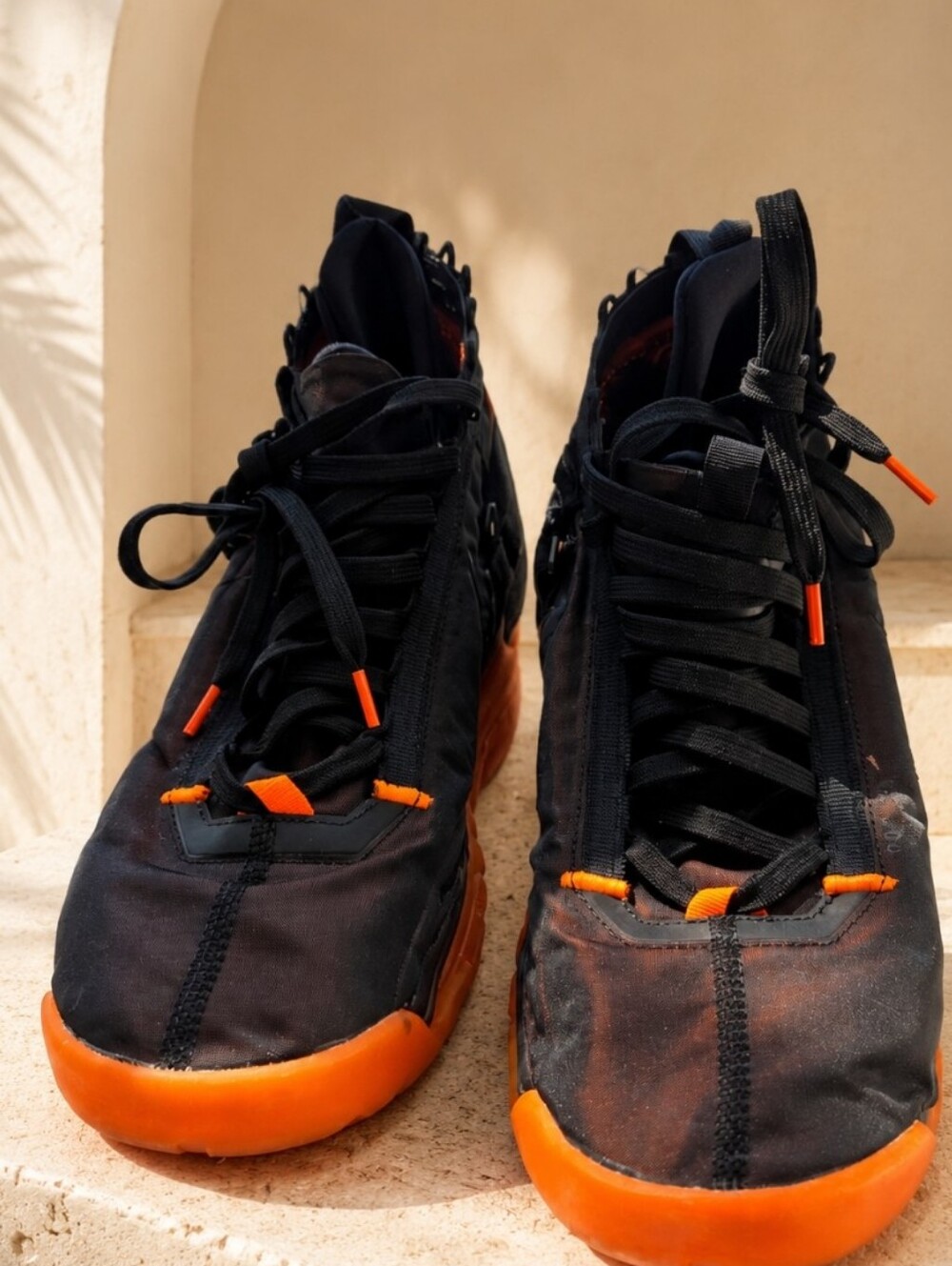 Jordan Proto-React Z Flight Black & Orange Men’s Sneakers – Size 9